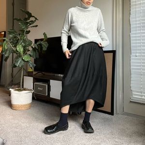 Babaton white gray sweater